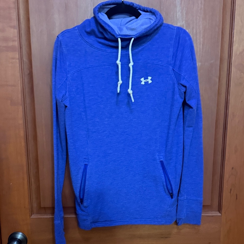 Under Armour Purple Pullover Cowl Neck Hoodie